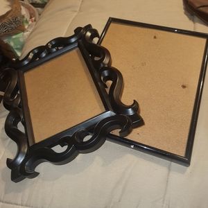 2 Black 8x10 picture frames
